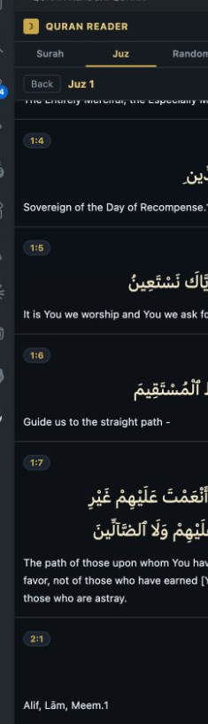 Quran Reader - Verse by Verse