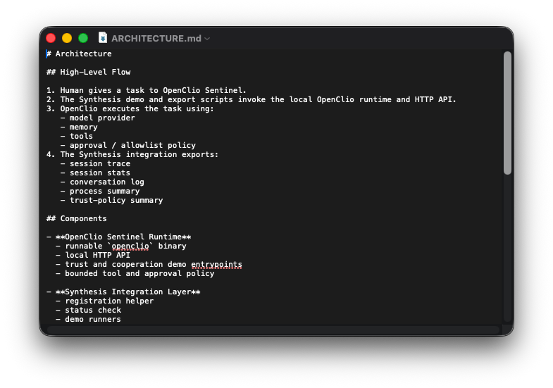 OpenClio Sentinel screenshot 3