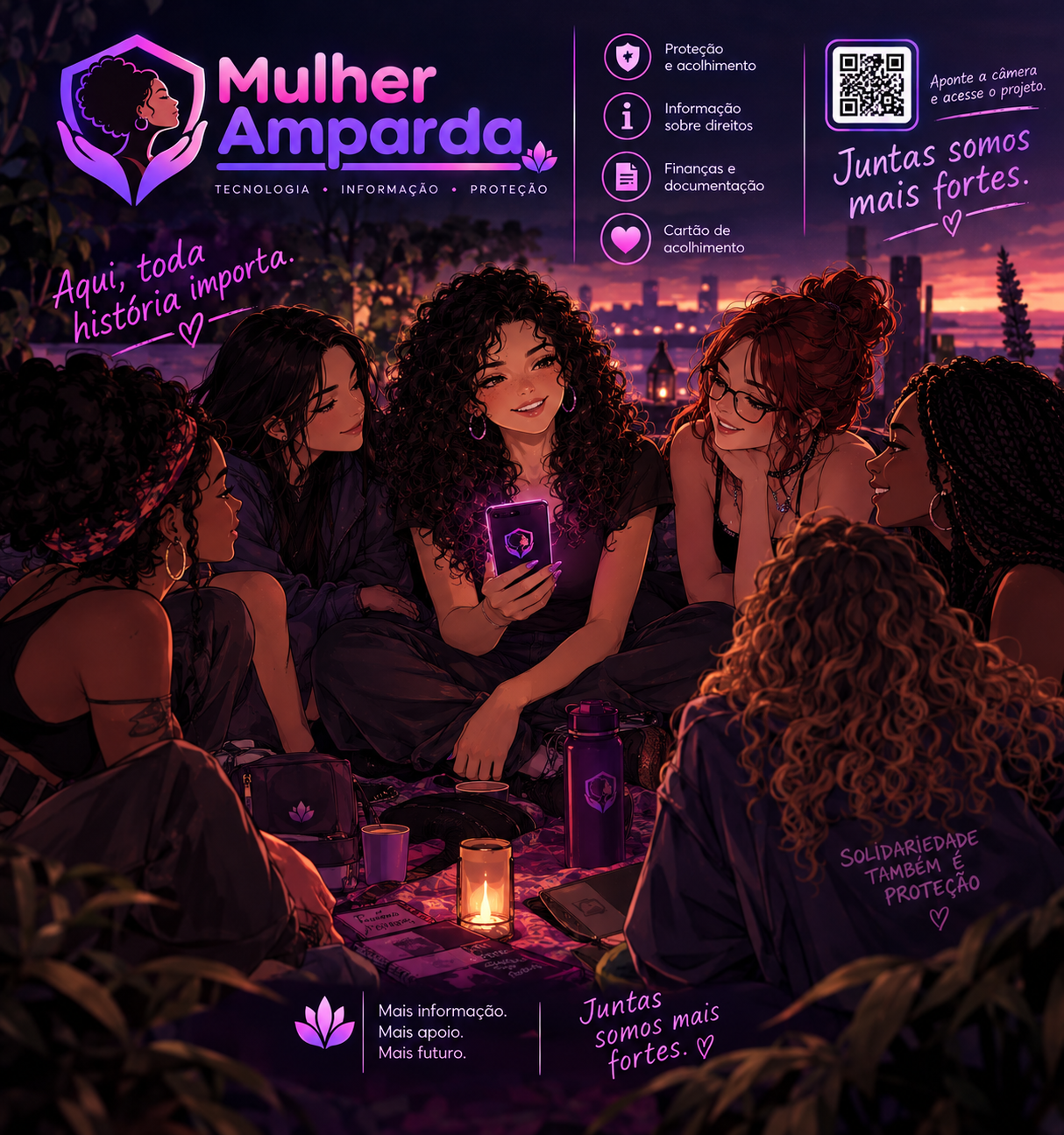 Pôster do Mulher Amparada