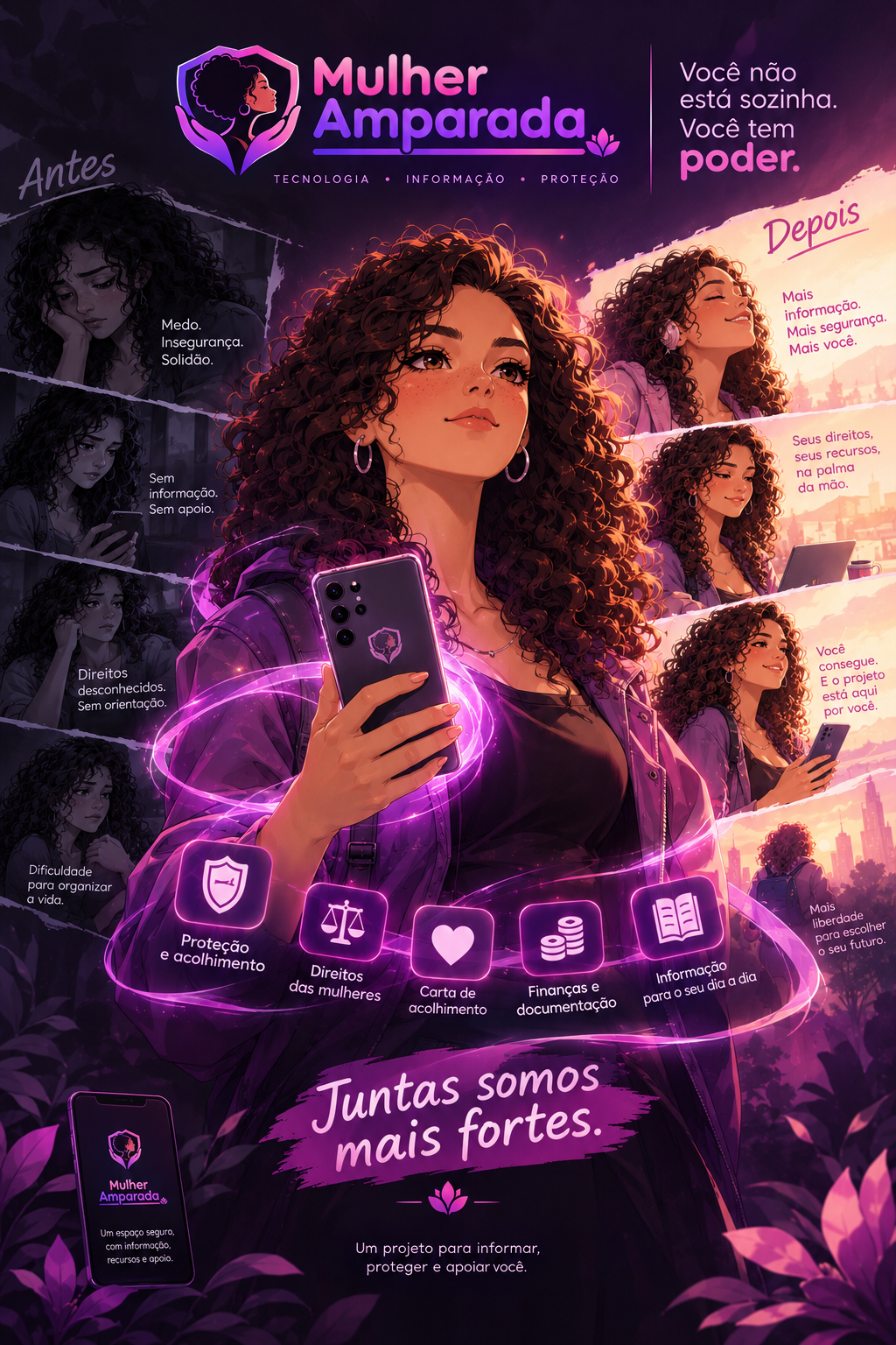 Pôster do Mulher Amparada