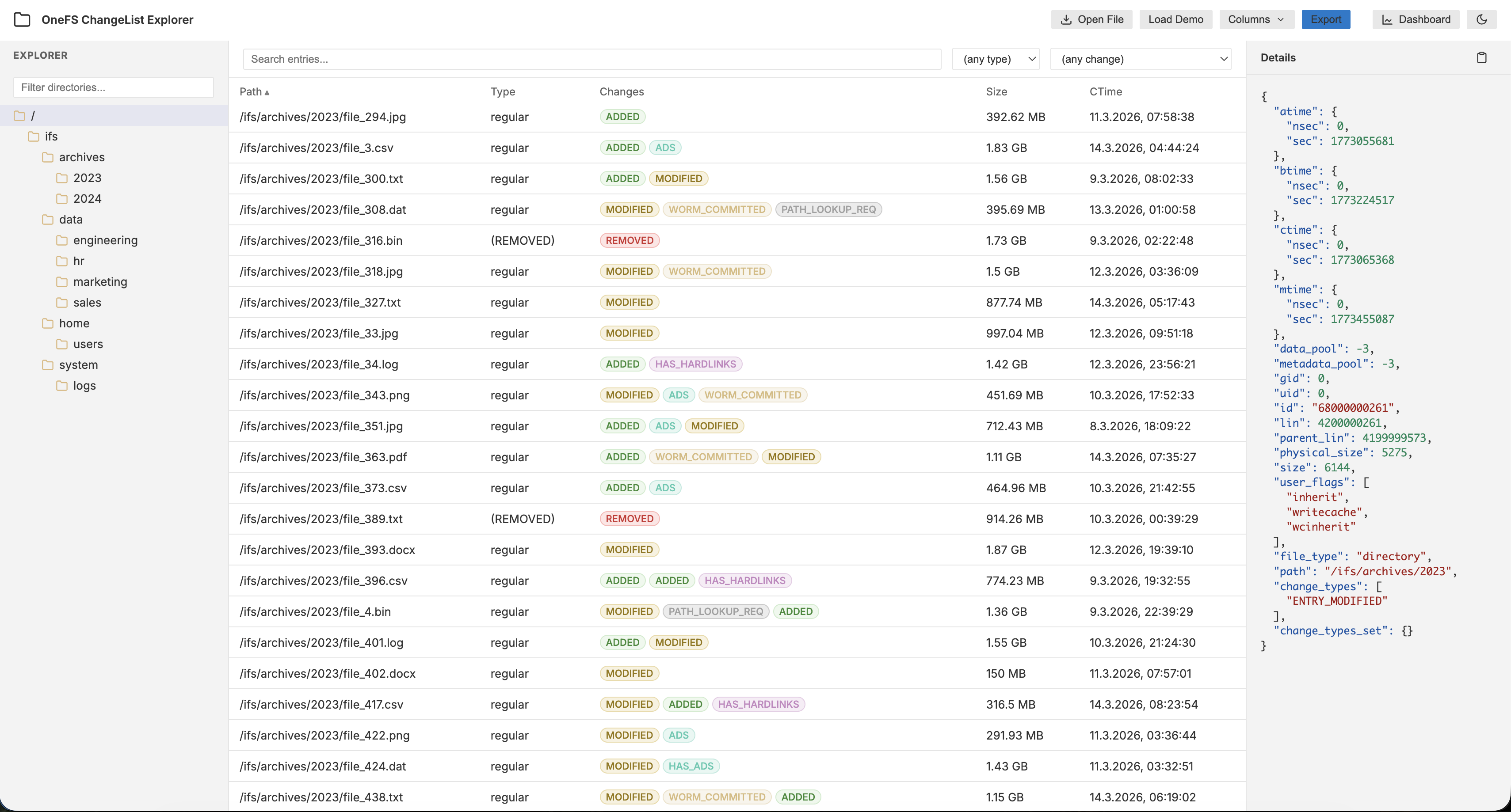 OneFS Viewer Showcase