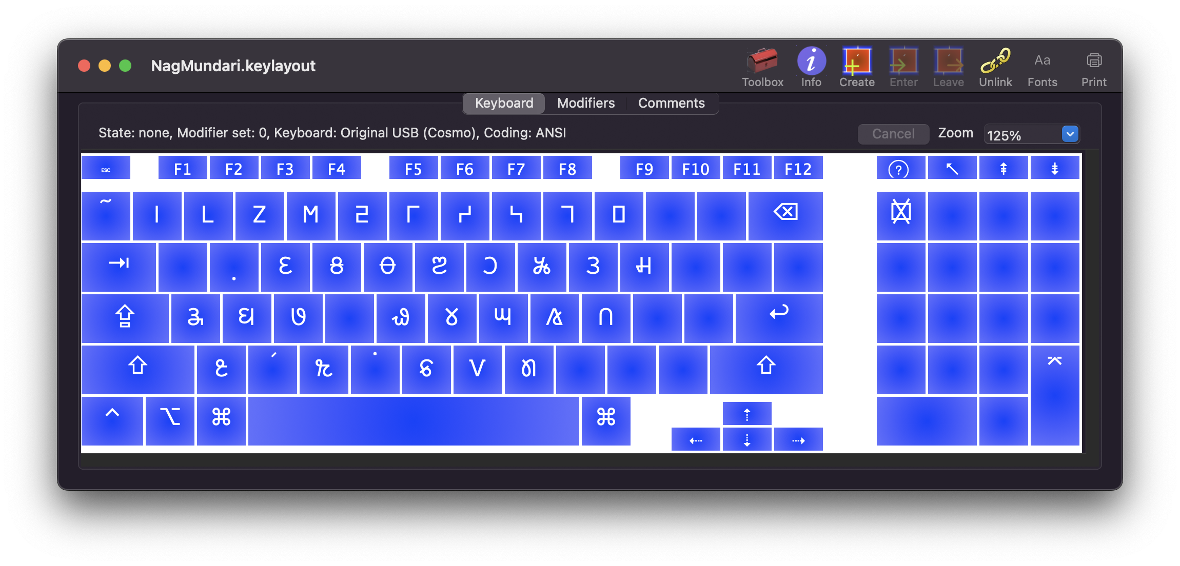 macOS keylayout