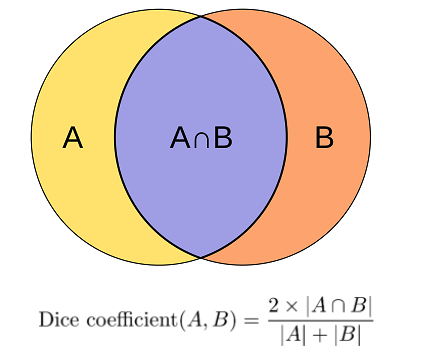 Dice coefficient