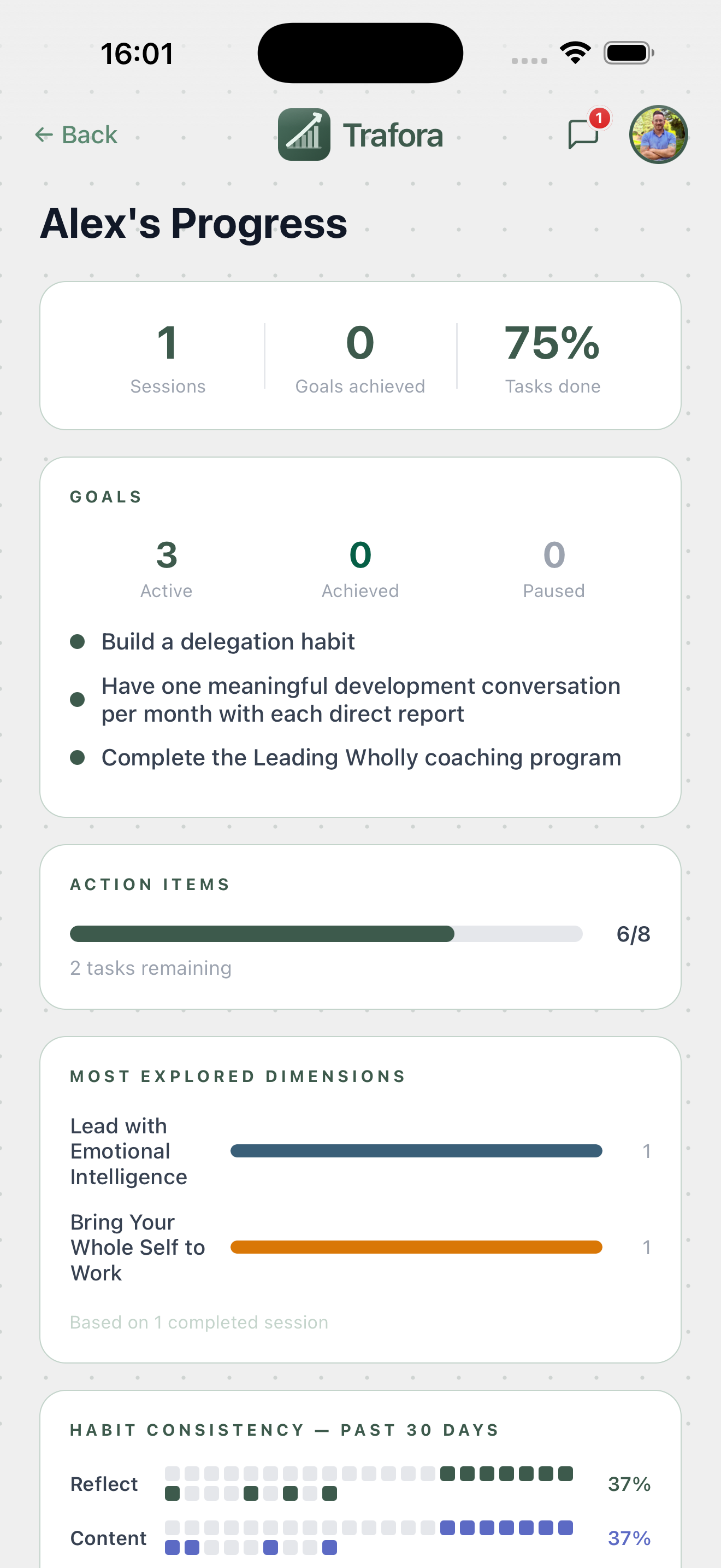 Trafora progress report