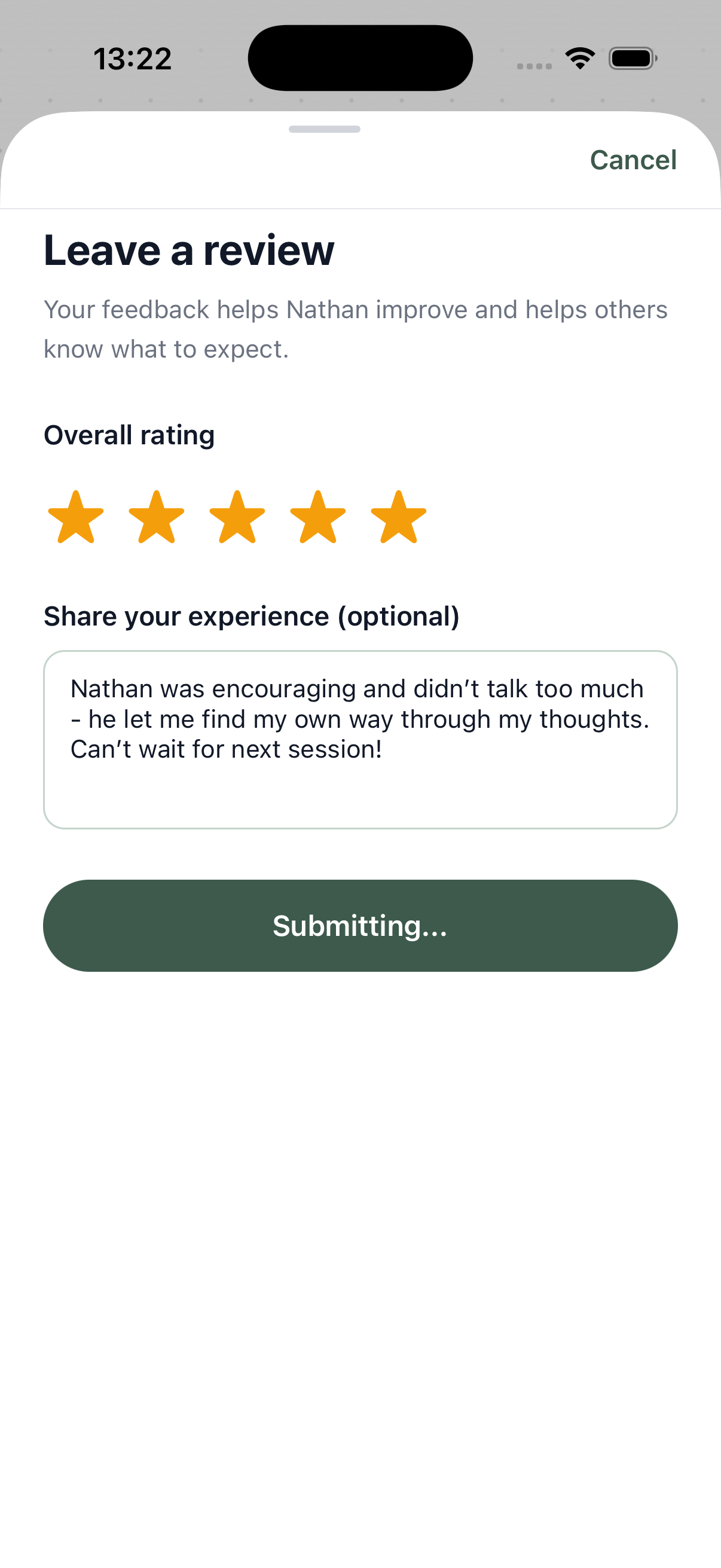 Trafora leave a review