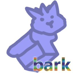 bark bark, good dog.