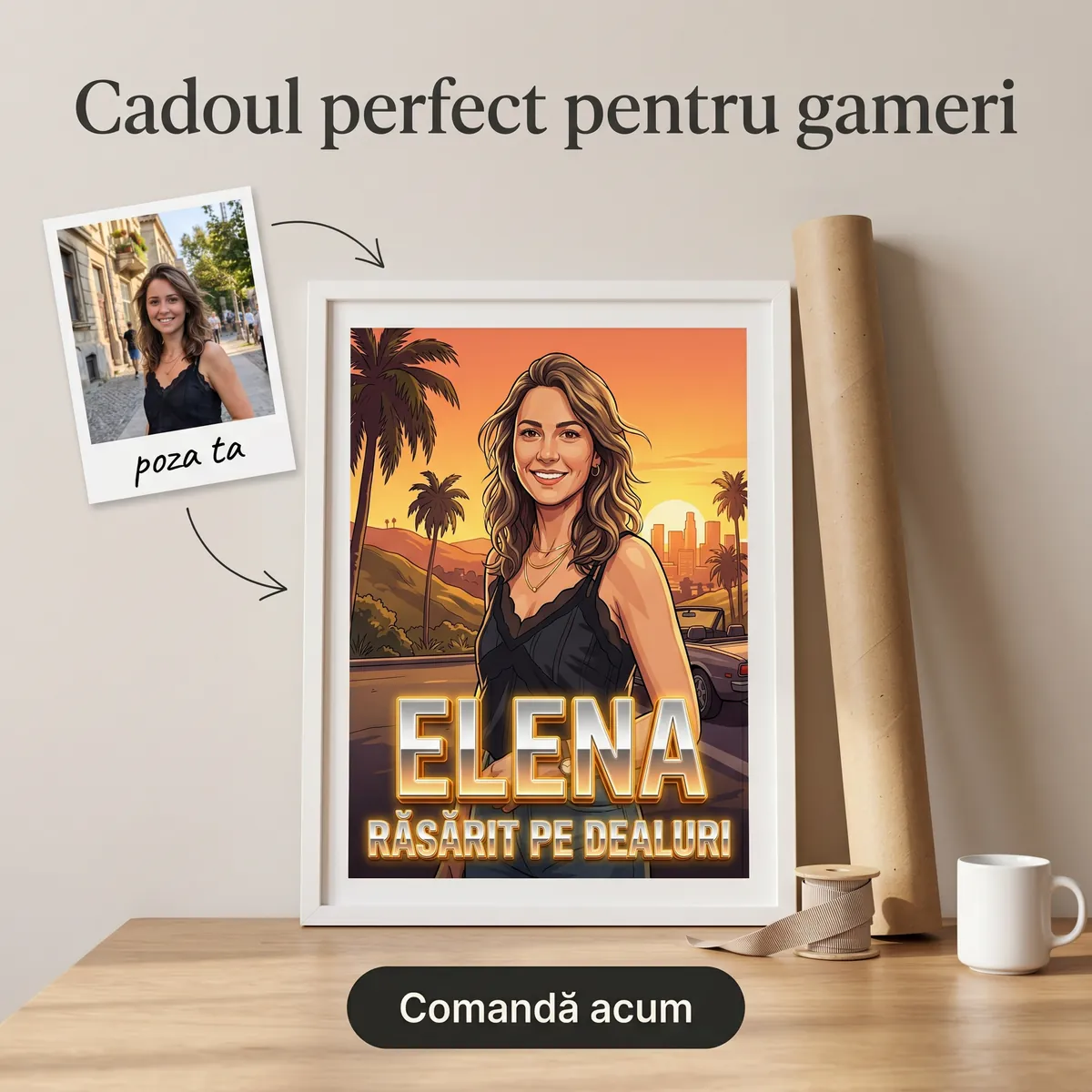 Gaming - Tablou personalizat Glam Drive - cadou Glam Drive