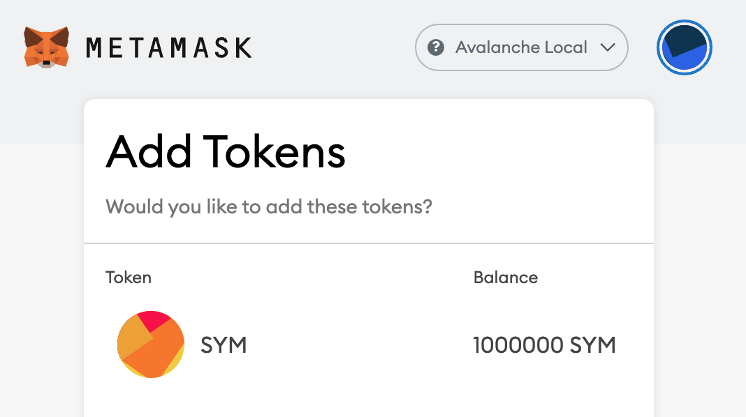 Add Token 2