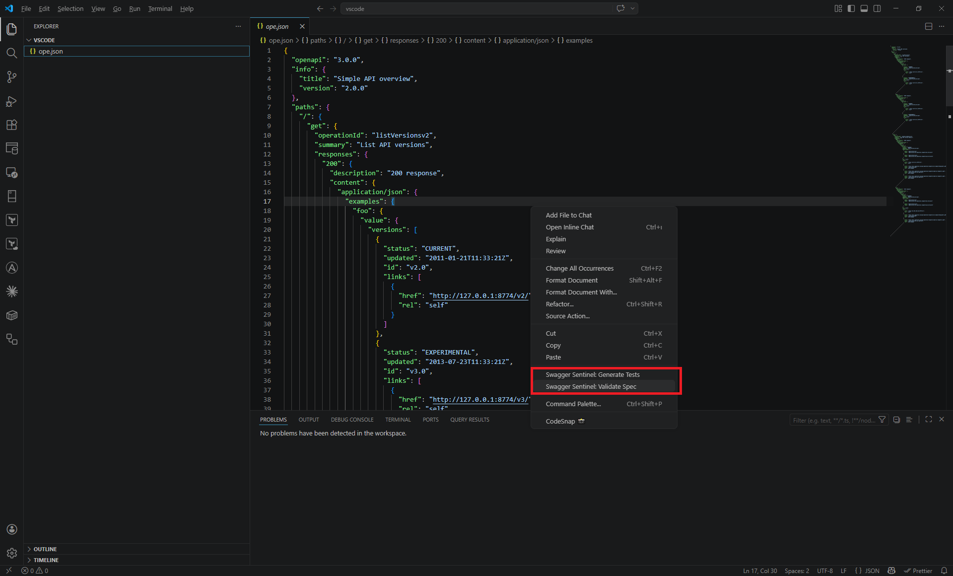 Swagger Sentinel Demo