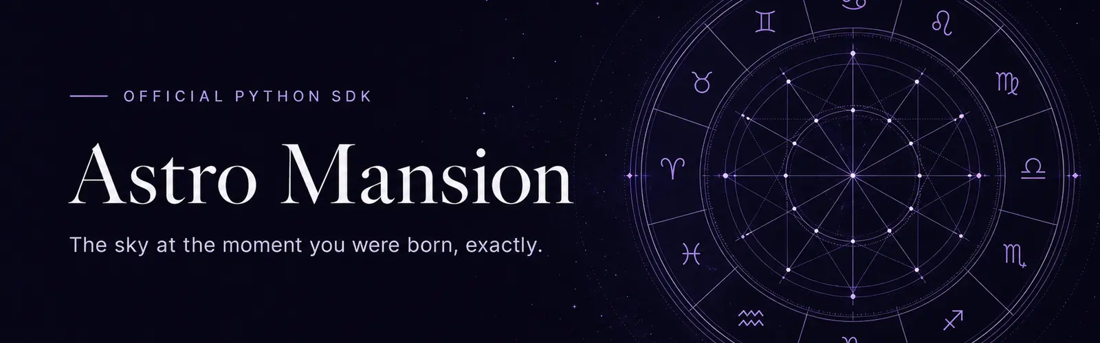 Astro Mansion — Official Python SDK