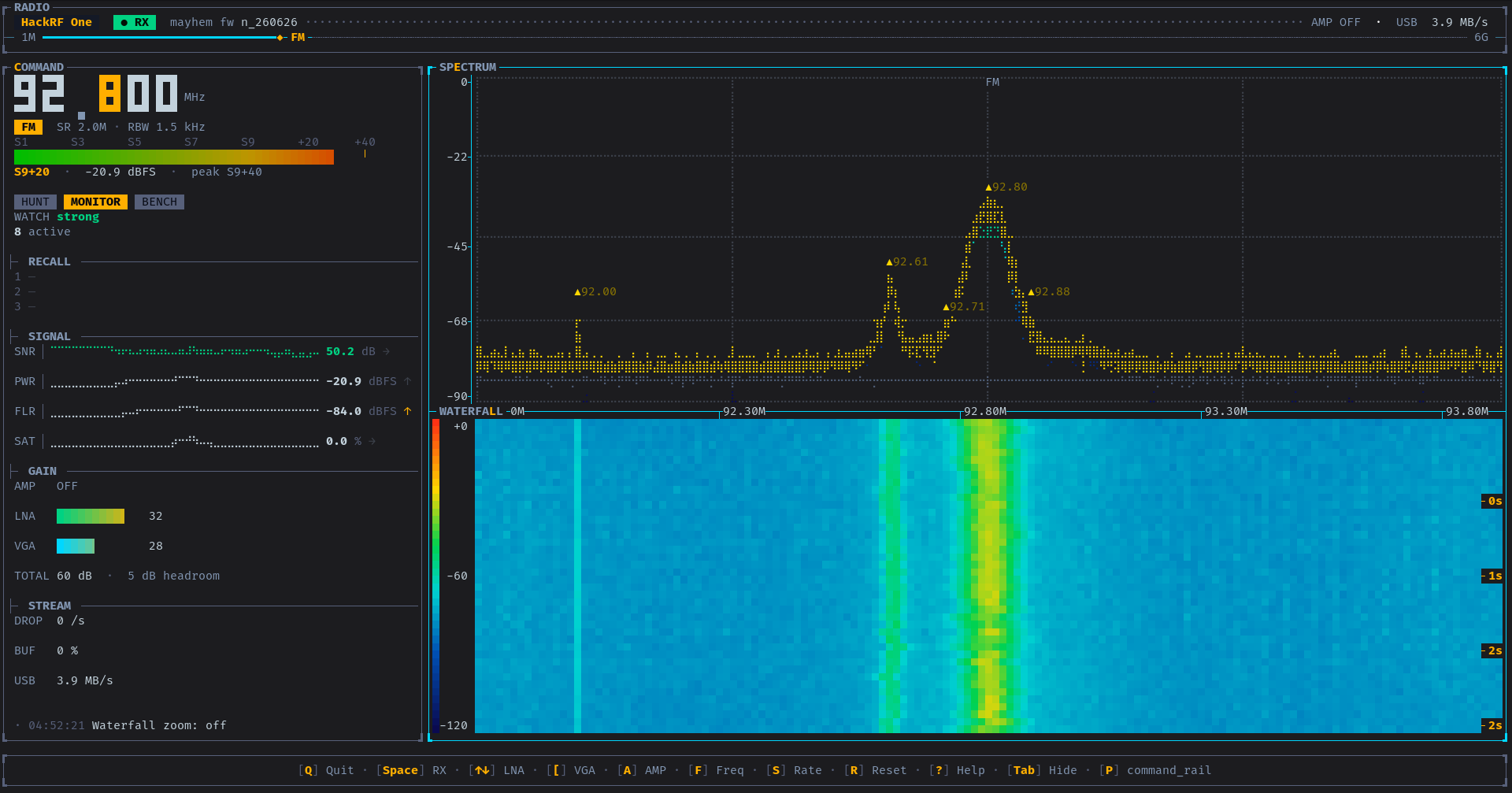 sdrtop in motion - click to watch the demo video