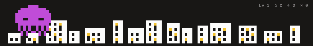 Octo Invader strip