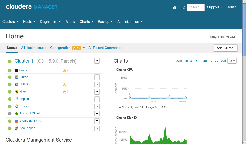 Cloudera-Manager截图