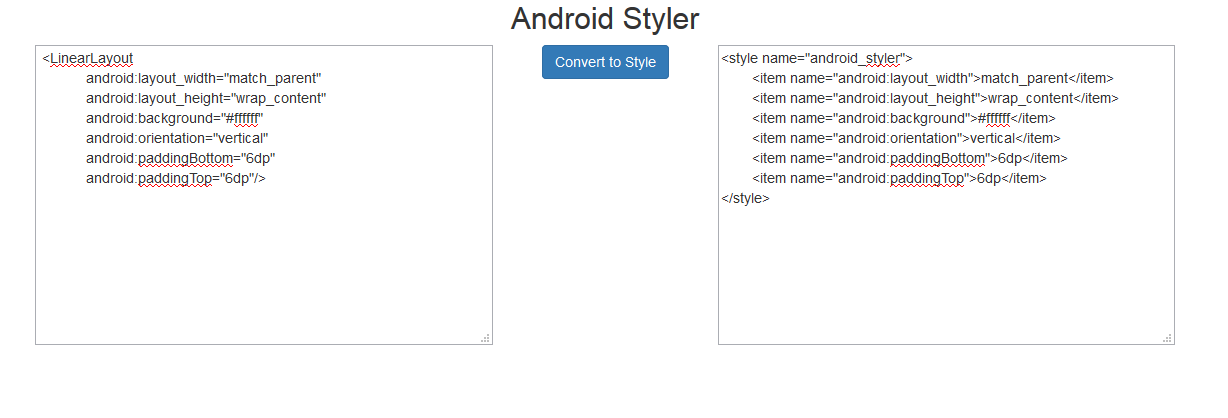 GitHub - muzavan/android-styler
