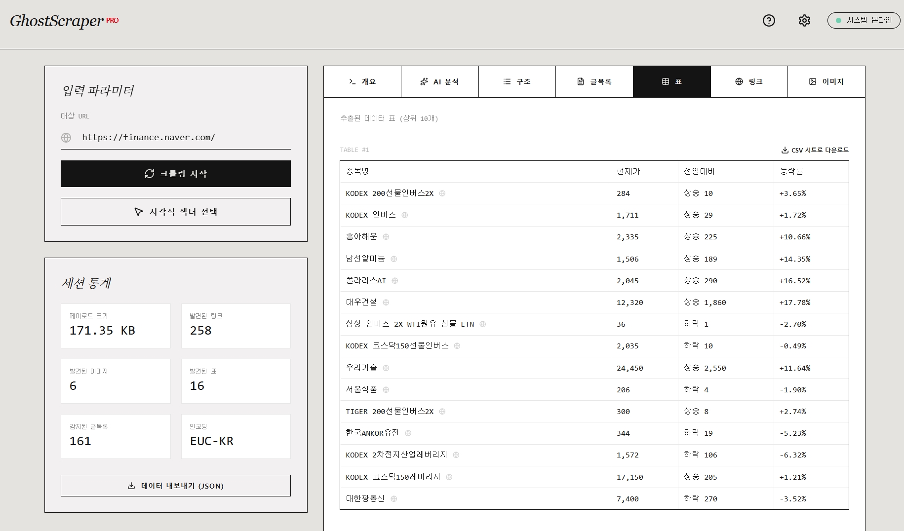 GhostScraper BASIC