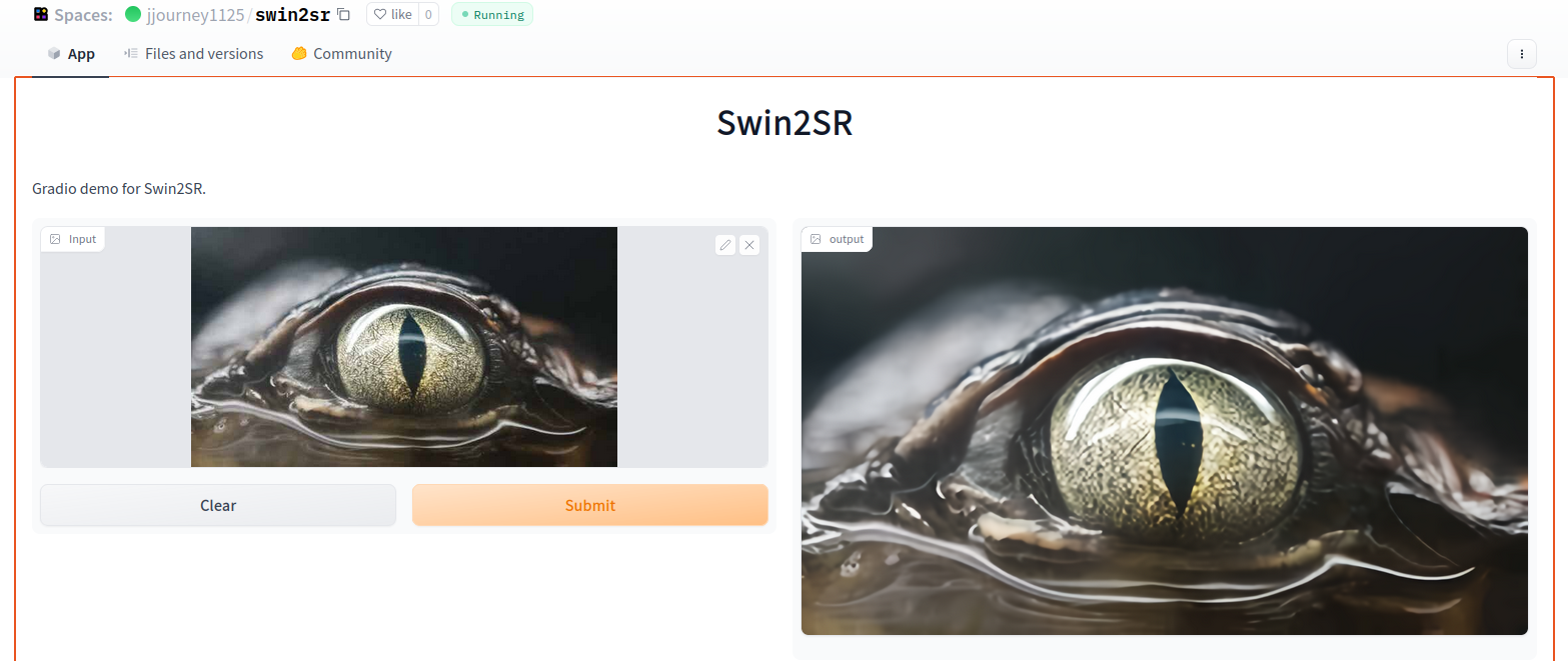 swin2sr huggingface demo
