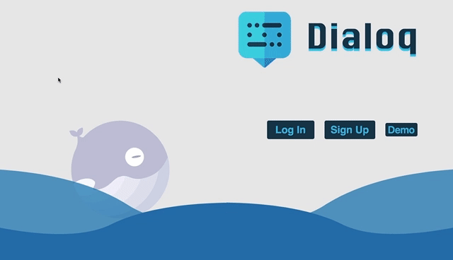 Dialoq Splash Page