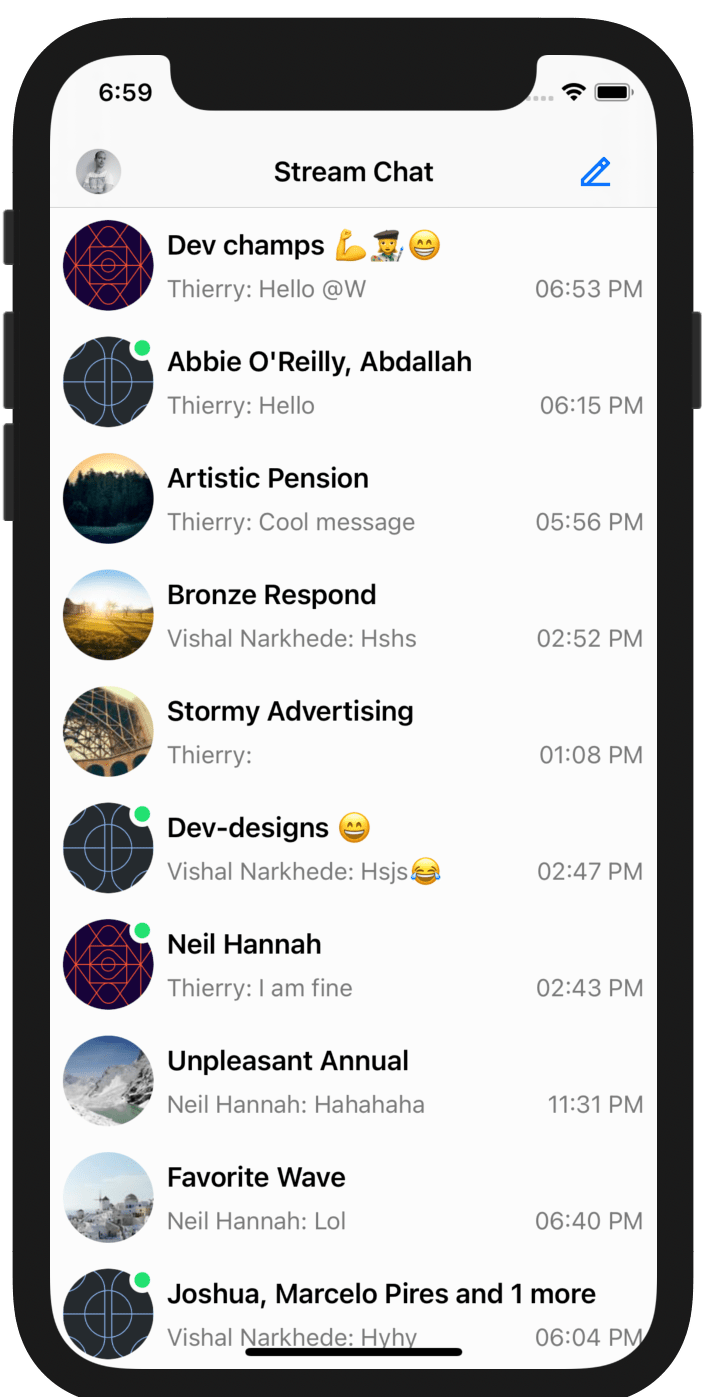 Channel List Bezel