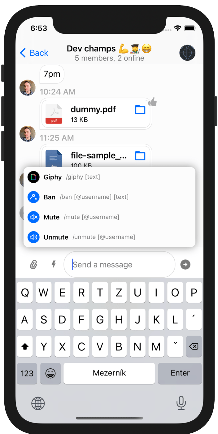 Commands Bezel