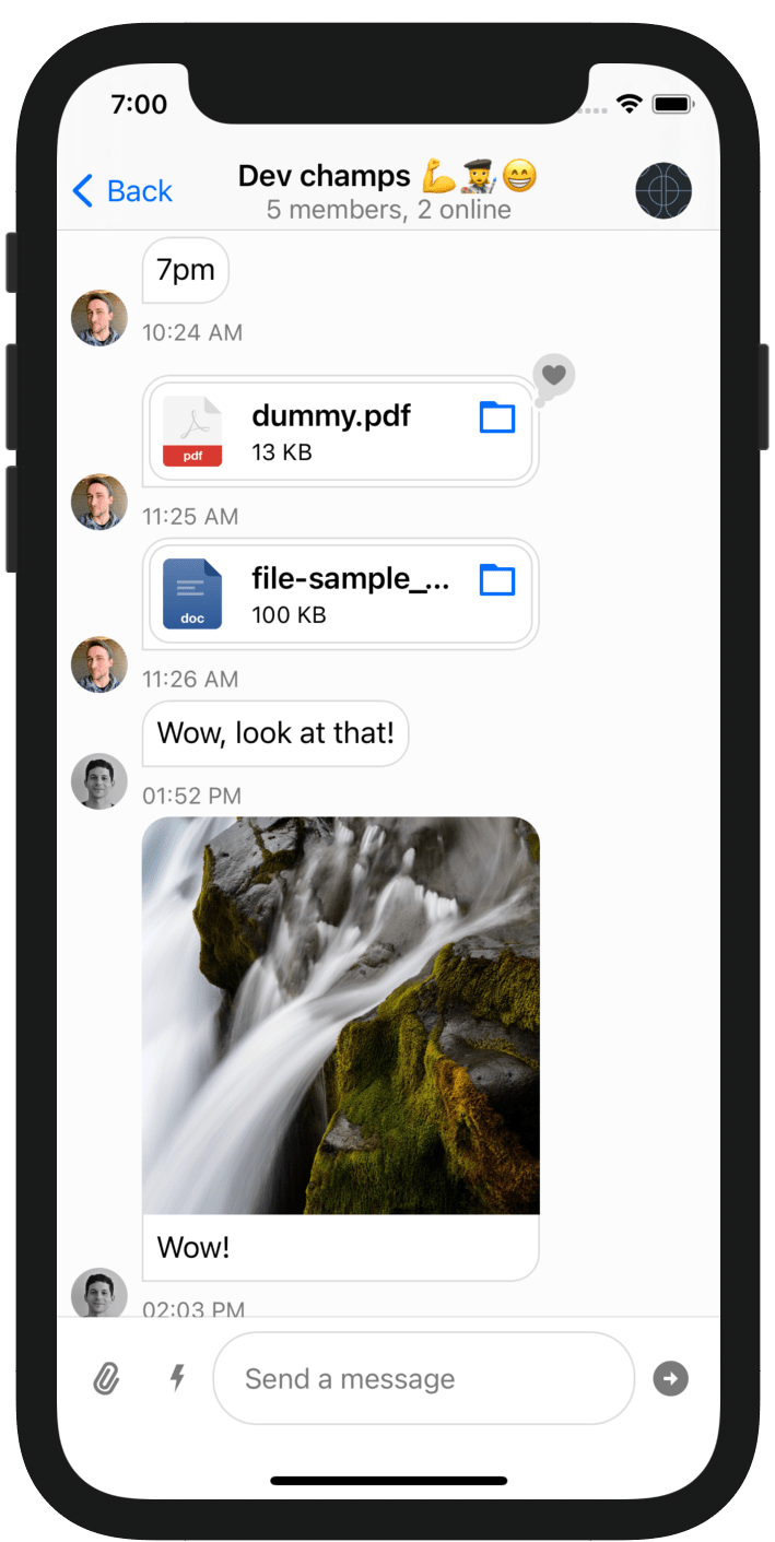 Message List Bezel