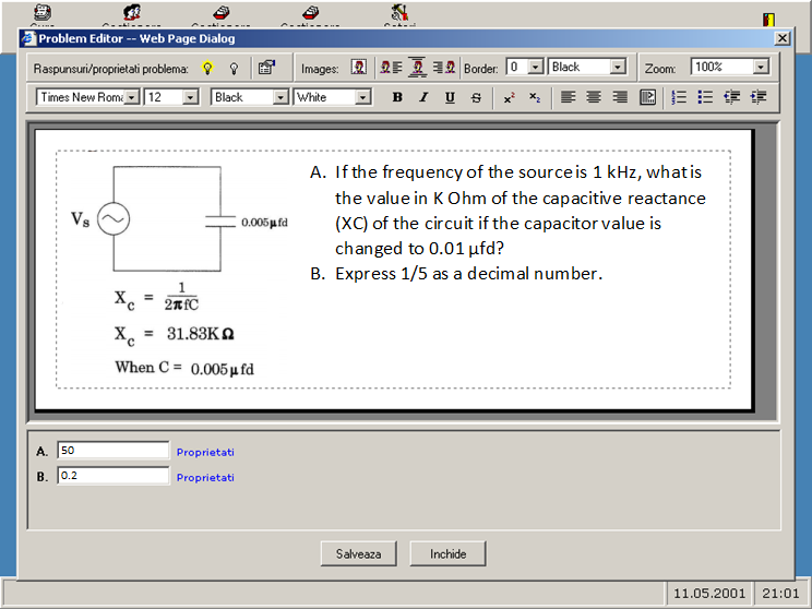 Problem Editor