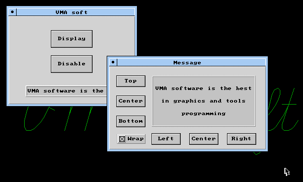 VMAWin Controls