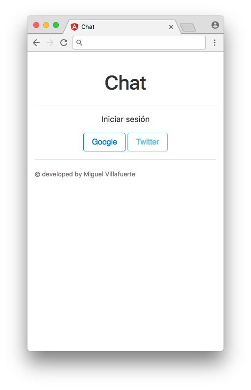 Angular 2 firebase chat application