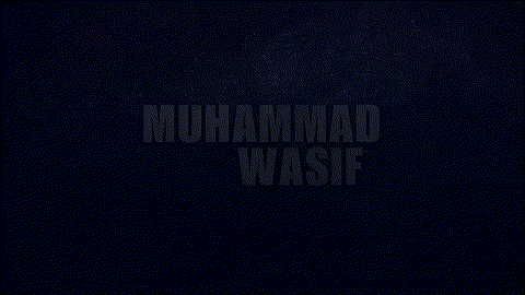 Muhammad Wasif Header Animation
