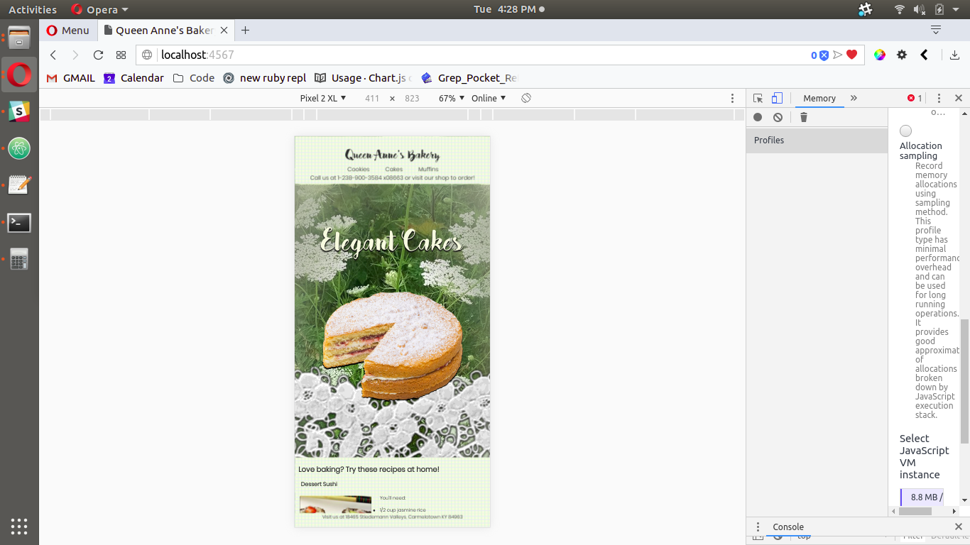 GitHub - mwissig/Bakery: A web site for a bakery