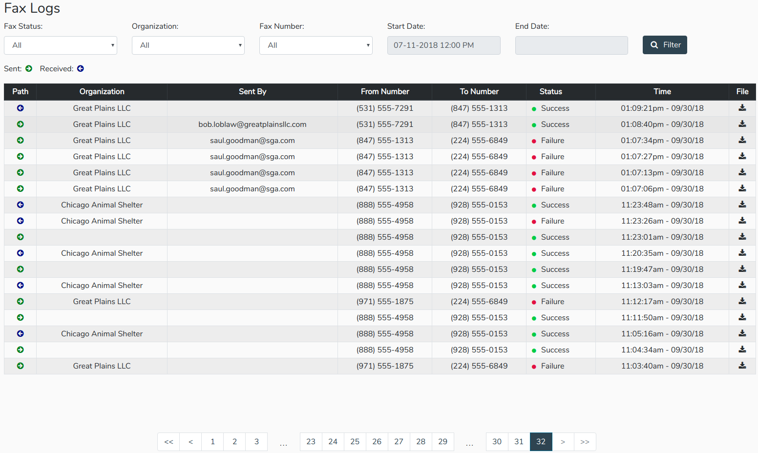 AdminFaxLogs