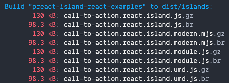 react only