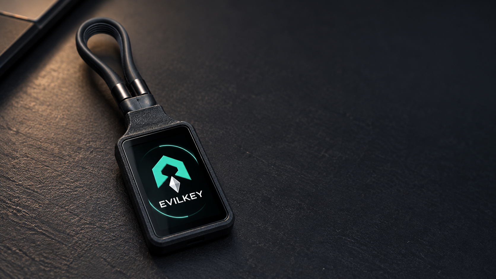 EvilKey enclosure and USB-C loop concept render