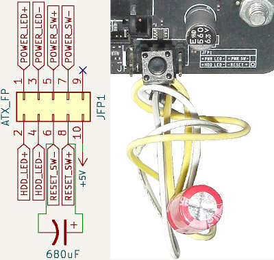 Motherboard Boot Delay Capacitor