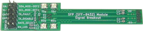SFP Plug Breakout, from the project README