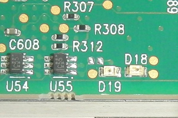LEDs D18 D19