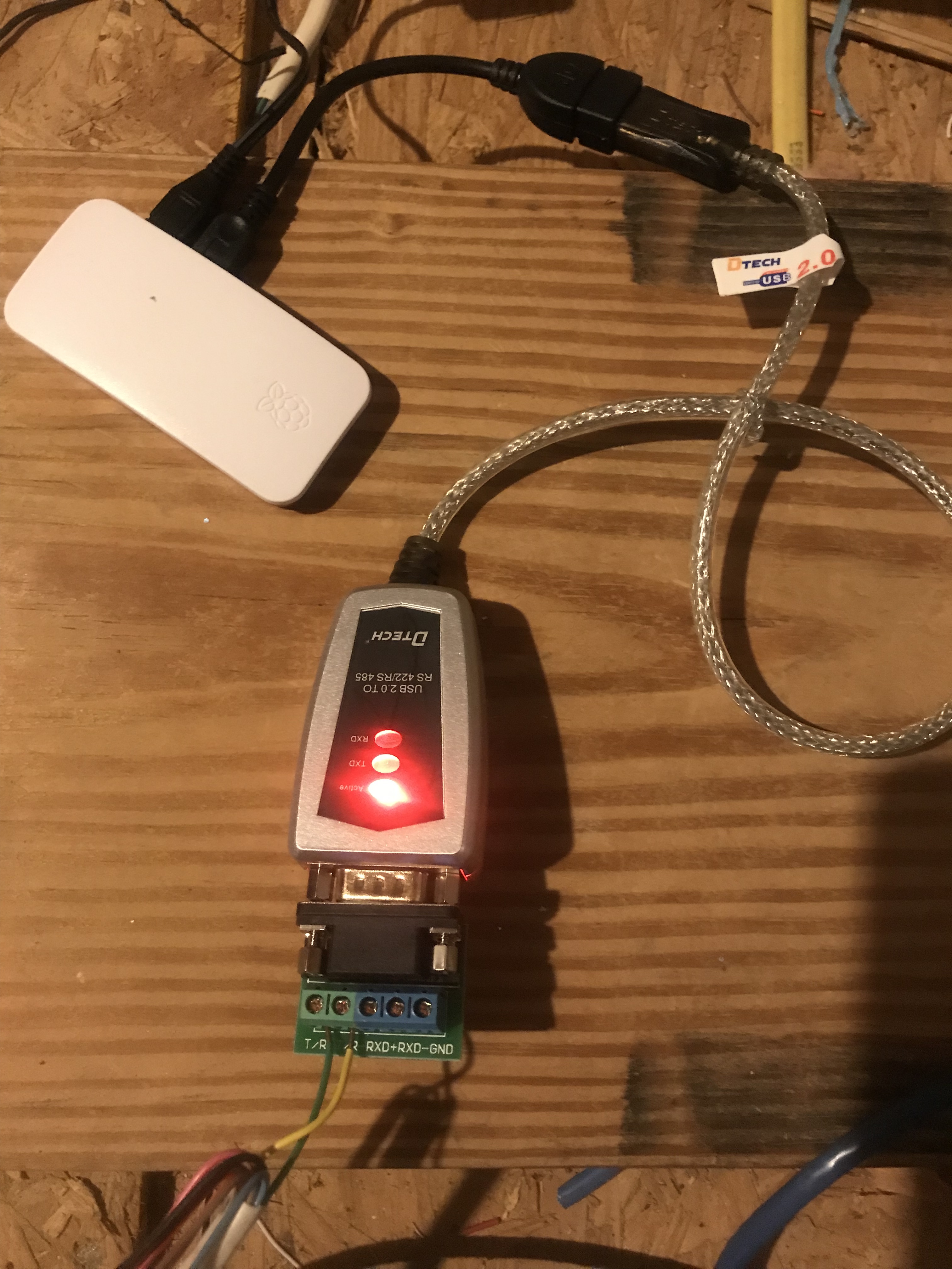 Pi RS-485 adapter connection