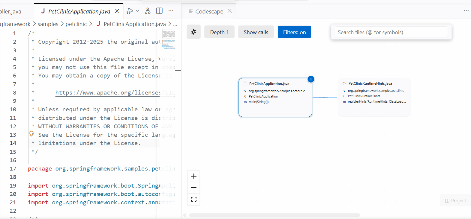 Live debugger highlight