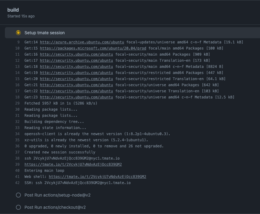 GitHub Checks tab GitHub Checks tab