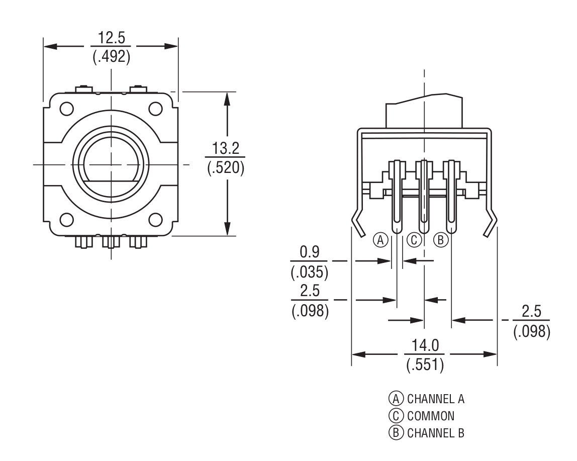 picture of encoder pins