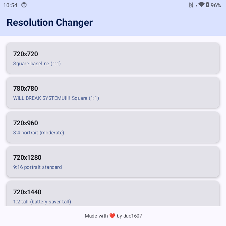 App screenshot