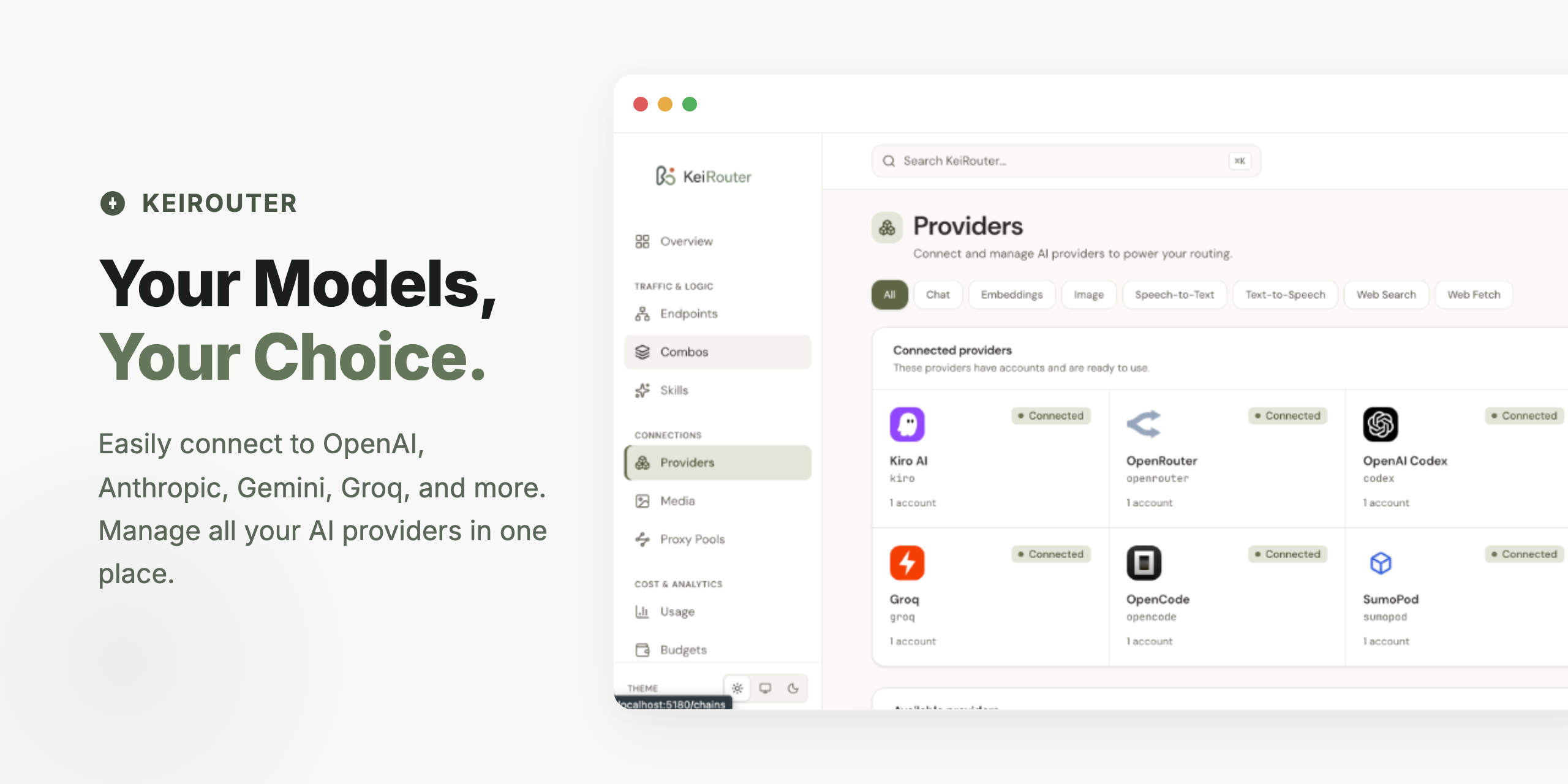 Manage AI Providers