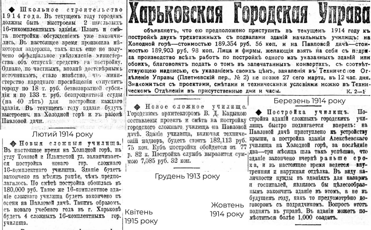 Складне училище на Павлівій дачі