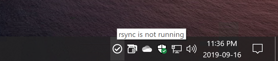 rsync-is-not-running