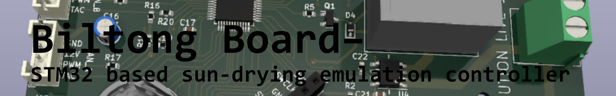Biltong board control deck, from the project README