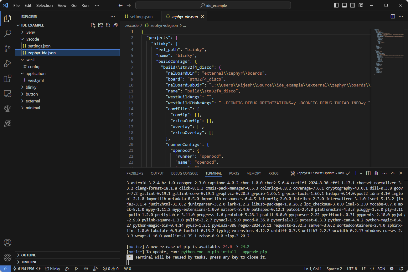 Project JSON