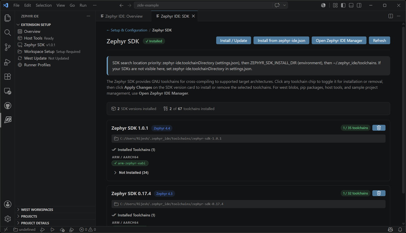 SDK Management