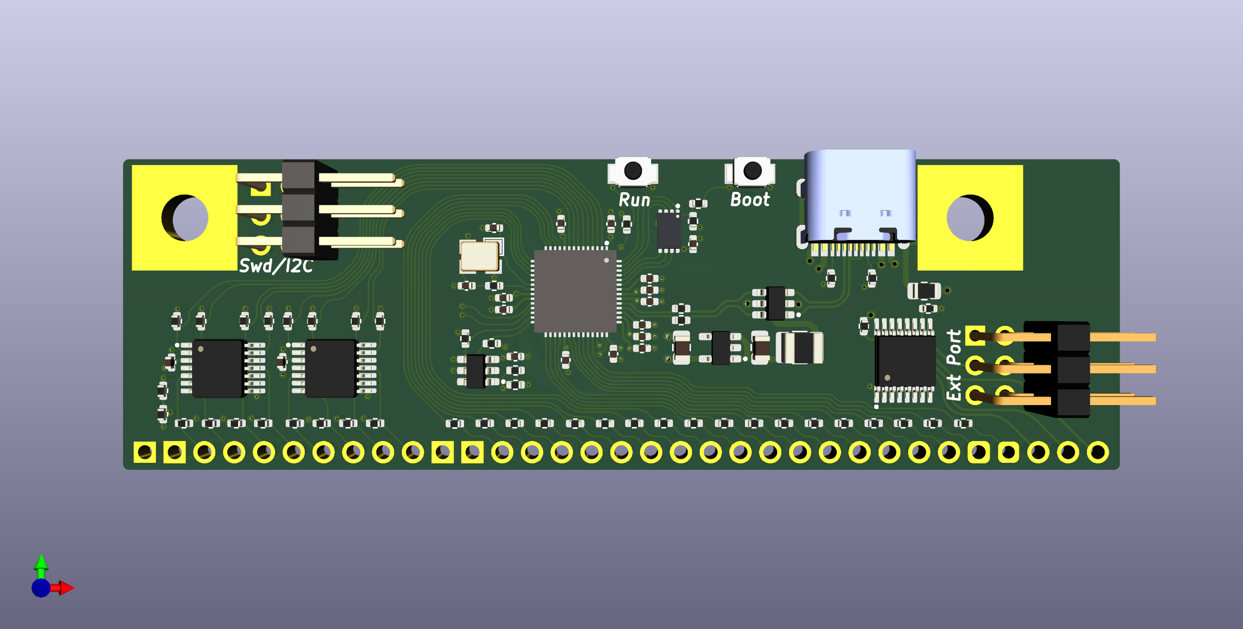 PS2 AT to USB Daughterboard for Leyden Jar controller, from the project README