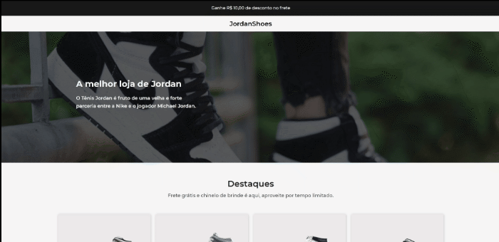 Codelândia | Landing Page Shoes