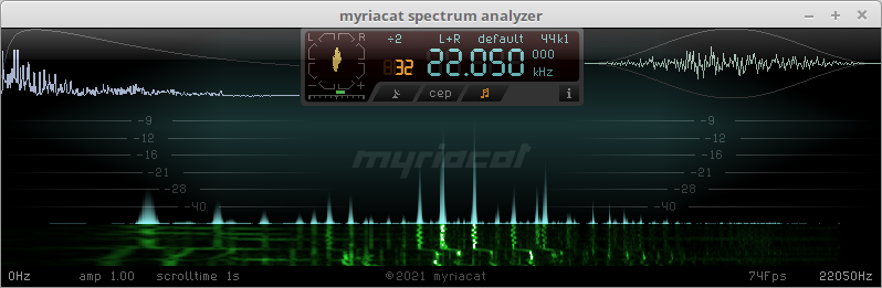 GitHub - myriacat/myriacat: Linux audio spectrum analyzer with VLF SDR