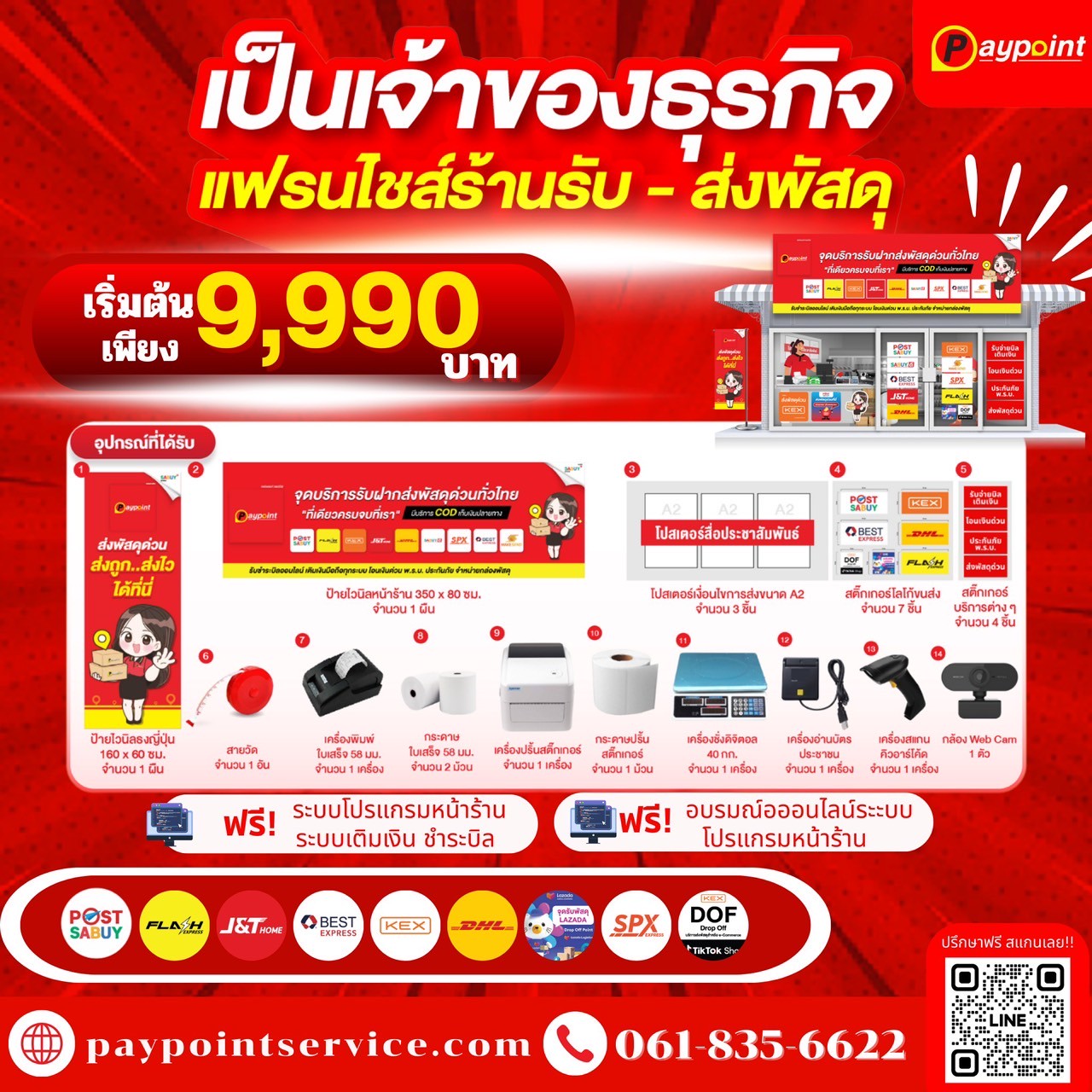 วิธีเปิดร้านไปรษณีย์ให้รุ่ง PAYPOINT